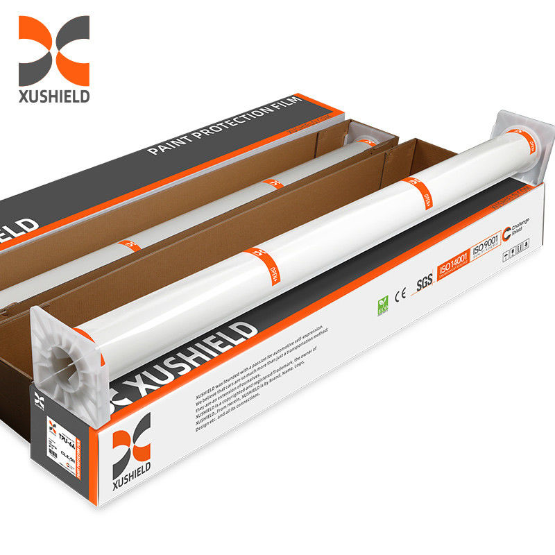 8.5mil هيدروفوبيسيتي لامعة عالية جودة عالية مكافحة الخدش إصلاح الحرارة TPU واضحة للوحة السيارة فيلم حماية