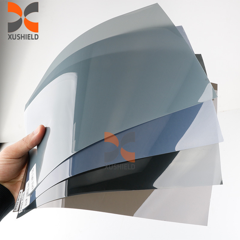 XUSHIELD عالية الجودة TPH TPU مصباح سيارة فيلم لون ضوء أسود دخان أسود ذيل ضوء مصباح سيارة فيلم لون