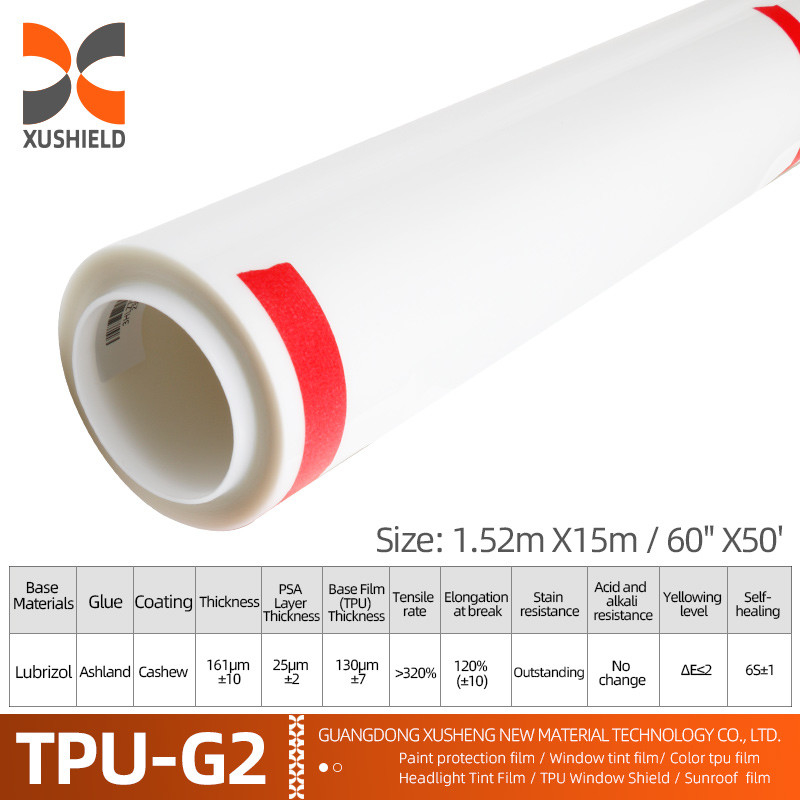 Tpu 1.52m*15m الشفاف Ppf فيلم حماية الطلاء لسيارات Ppf فيلم