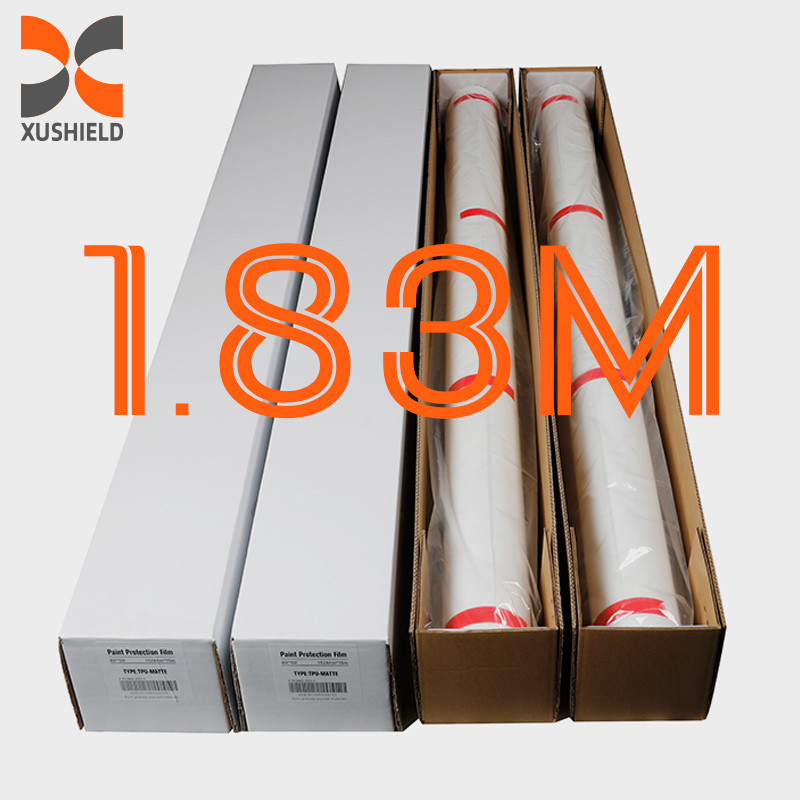 الحجم 1.83*15m 71in*50ft الهيدروفوبيسيتي رول الشفاء الذاتي مكافحة الخدوش لفيلم حماية السيارة PPF TPU