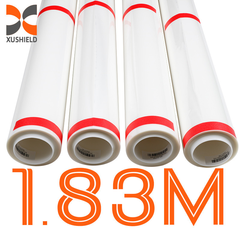 الحجم 1.83 * 15m 71in * 50ft الشفاف الذاتي الشفافة PPF فيلم الطلاء السيارة حماية الفيلم TPU السيارة الحماية