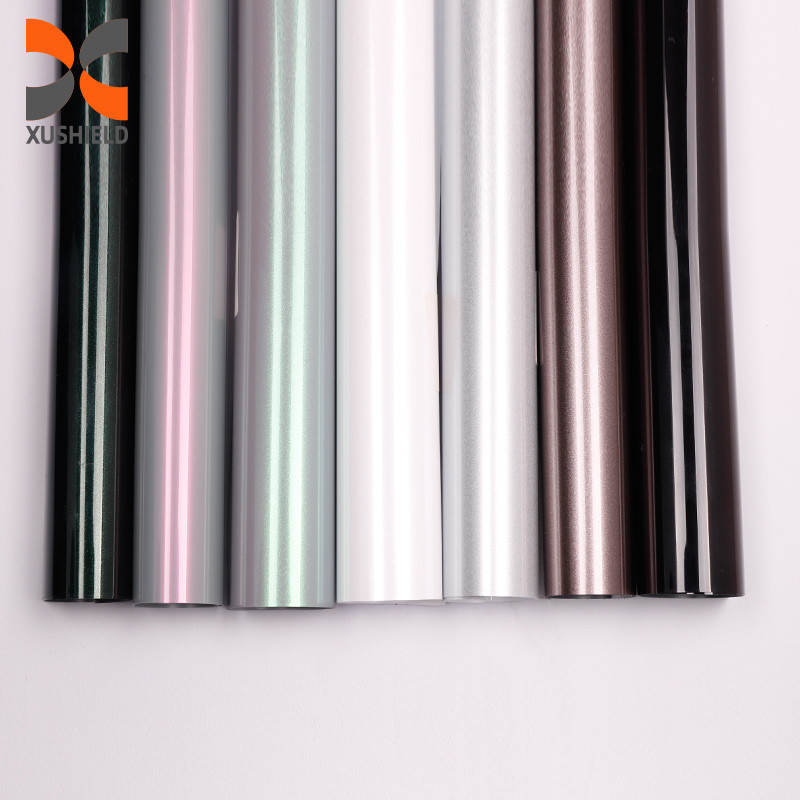 TPU Iced Plum Pink PPF 5 سنوات ضمان ضد الصفراء الشفاء الذاتي 1.52*17m TPU فيلم حماية طلاء السيارة