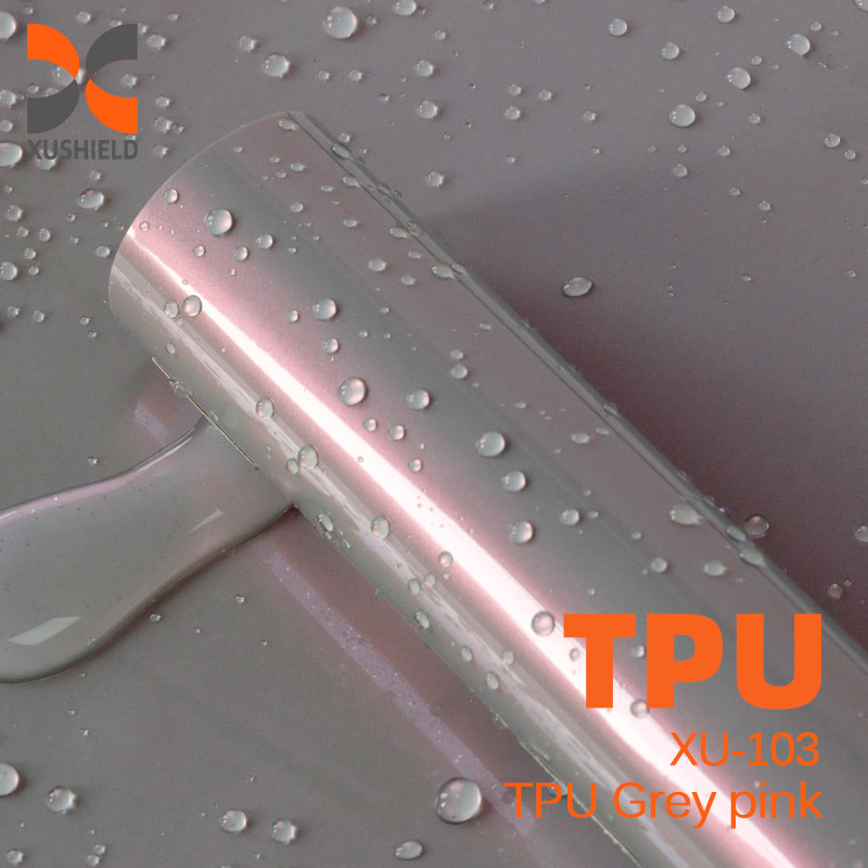 TPU الرمادي الوردي الشفاء الفوري الممتاز الكامل للفيلم الشفاف TPU سيارة الجسم لفاف ppf الفيلم الحماية الطلاء السيارات