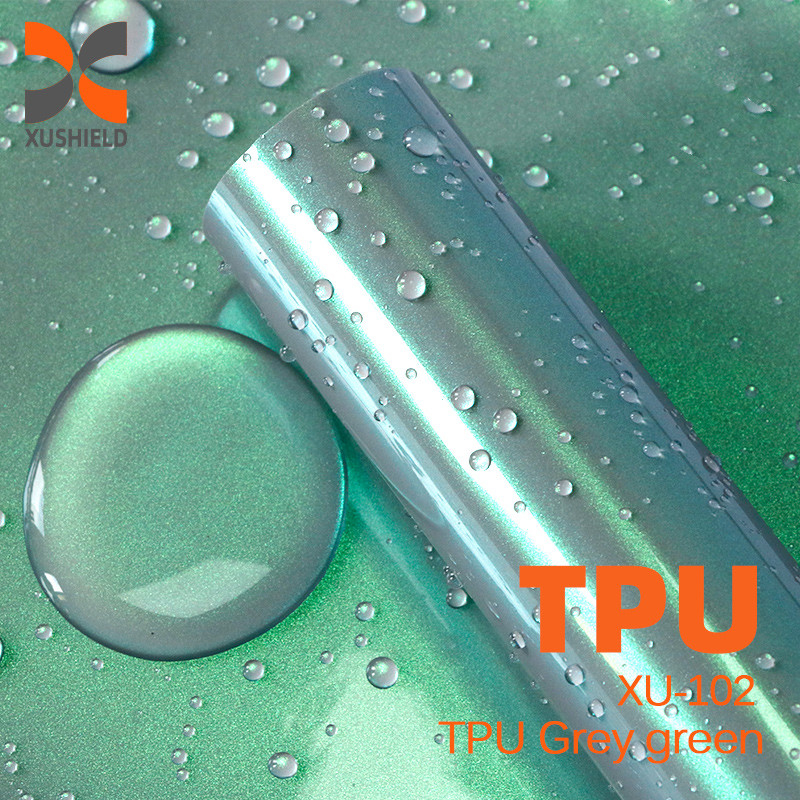 TPU أخضر رمادي TPU PPF فائق الجودة فيلم مضاد للخدوش الشفاء الذاتي PPF TPH لامع واضح جسم السيارة PPF لون حماية لون السيارة