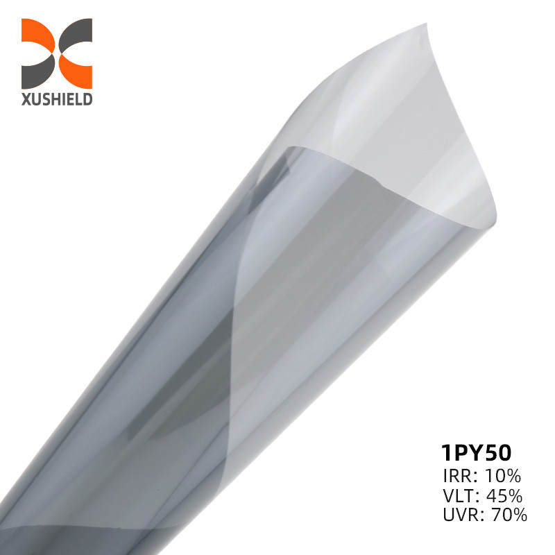 1.52*30m UV PROOf سيارات الأمان 1 طبقة كربون رول سيارة الزجاج نافذة الشمسية فيلم طلاء