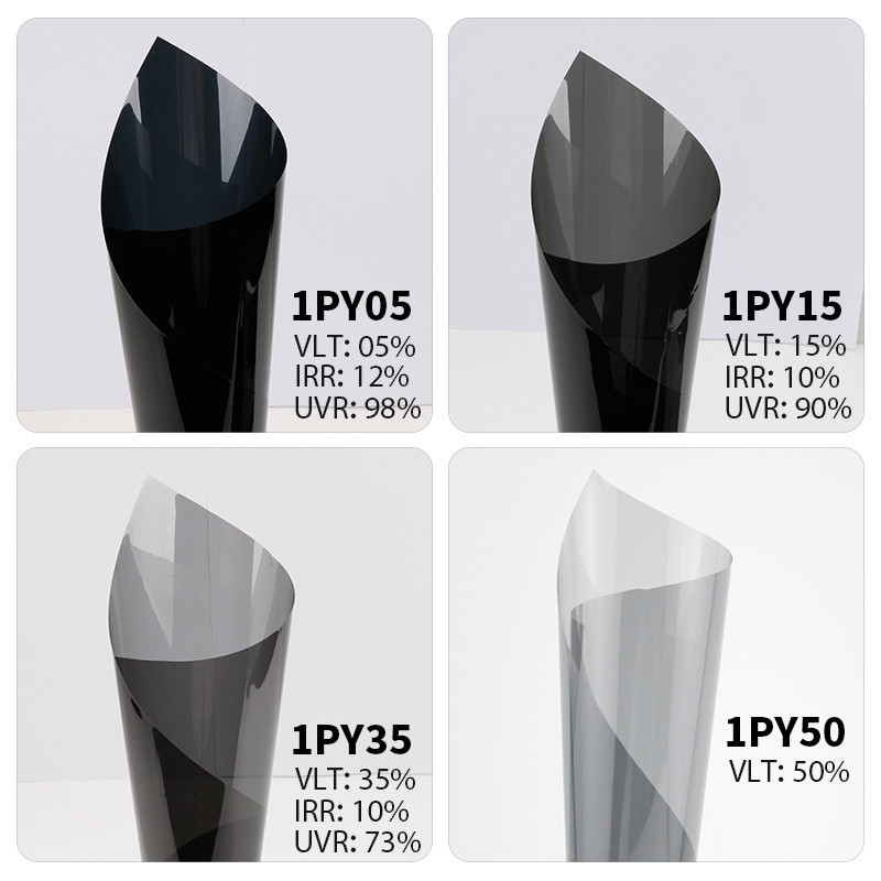 1PLY Evolve Series Carbon Window Film PET Nano Ceramic Film عزل نافذة السيارة فيلم مقاوم للحرارة 1PLY النموذج