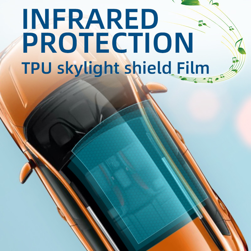 فيلم نافذة لون مضاد للأشعة فوق البنفسجية الزجاج الأمامي UV400 الأمن الضوئي الكورية Eco Solar Car Electric Tint Film