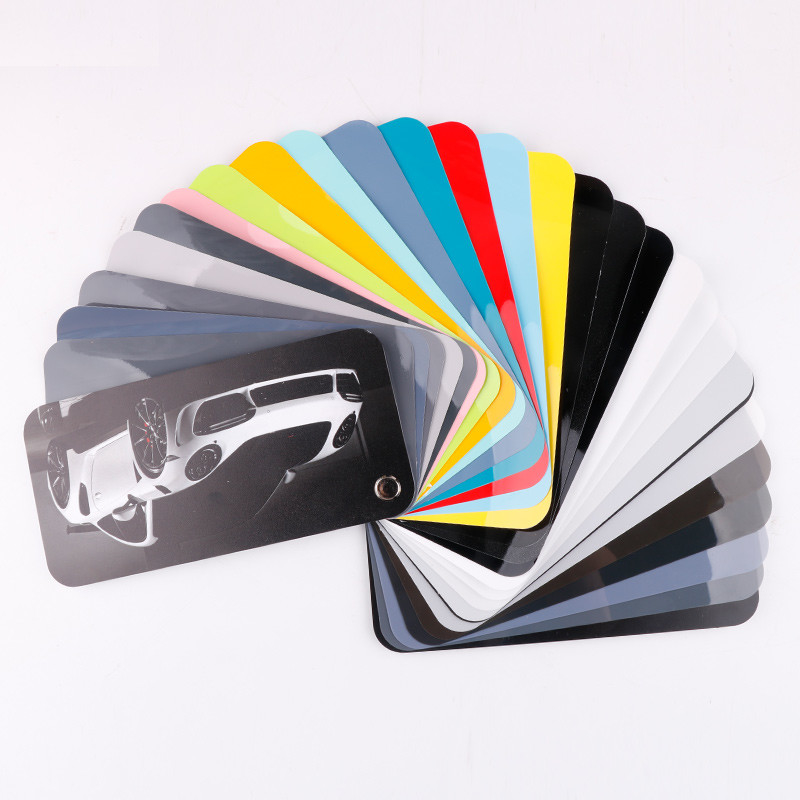 صانع فيلم السيارات الملصق الملون اللون اللامع PET UV تغليف الفينيل Tint Car Decorative Film