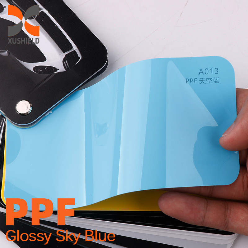 صانع فيلم السيارات الملصق الملون اللون اللامع PET UV تغليف الفينيل Tint Car Decorative Film