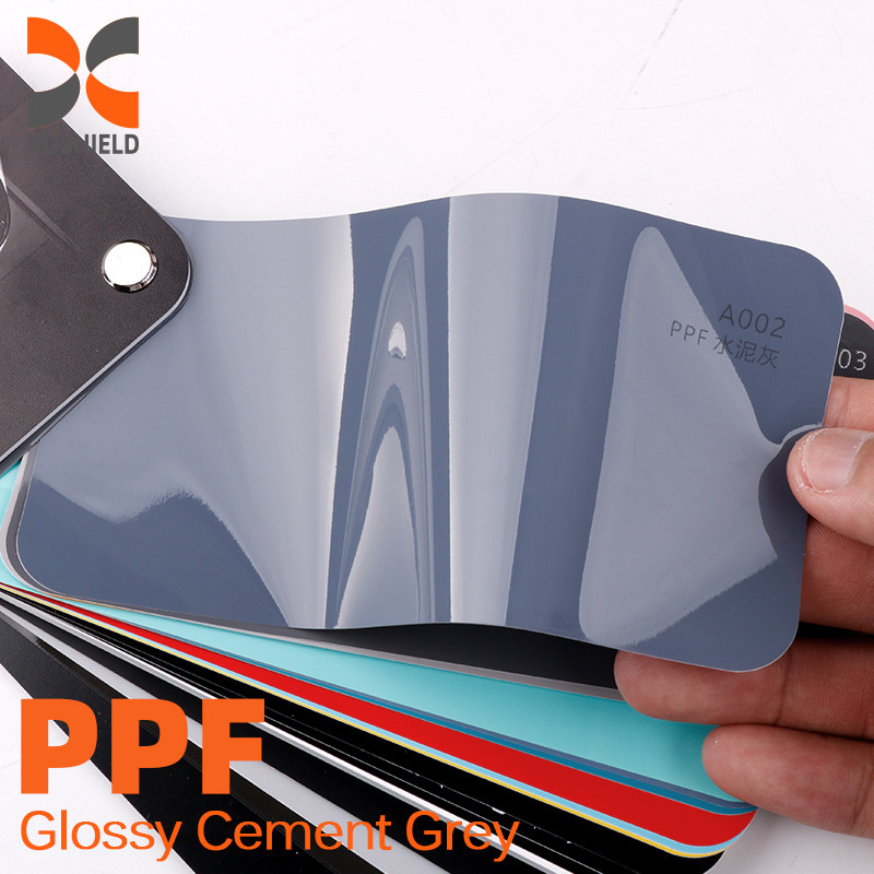 XUSHIELD فيلم سيارات ملون شائع ملصق سيارات أخضر حمضي الشفاء الذاتي tph PPF سيارات لفائف الفينيل فيلم لهيكل السيارة