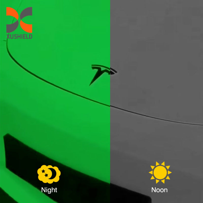 TPU فلورسنت لامع للغاية مضاد للاصفرار ذاتي الإصلاح TPU PPF فيلم PPF فيلم حماية الطلاء فيلم واقي للسيارة TPU متغير اللون