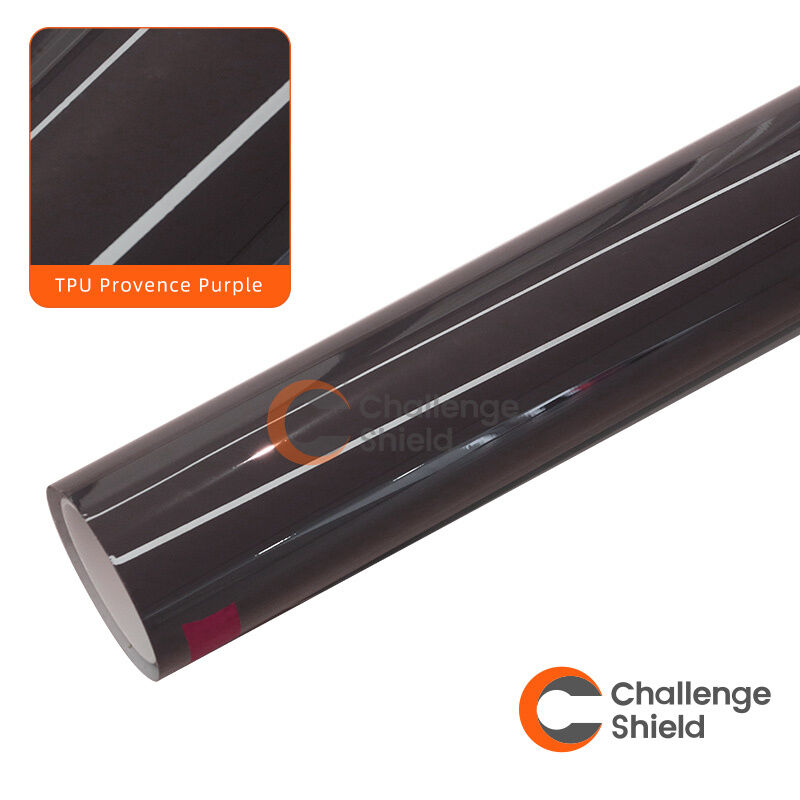 لون TPU المصنعين الجودة العالية السعر الجيد فيلم لون سيارة فيلم رمل دليل سيارة فيلم التشويش Ppf بروفانس لون أرجواني